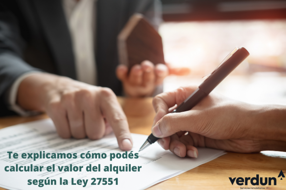 Te explicamos cómo podés calcular el valor del alquiler según la Ley 27551