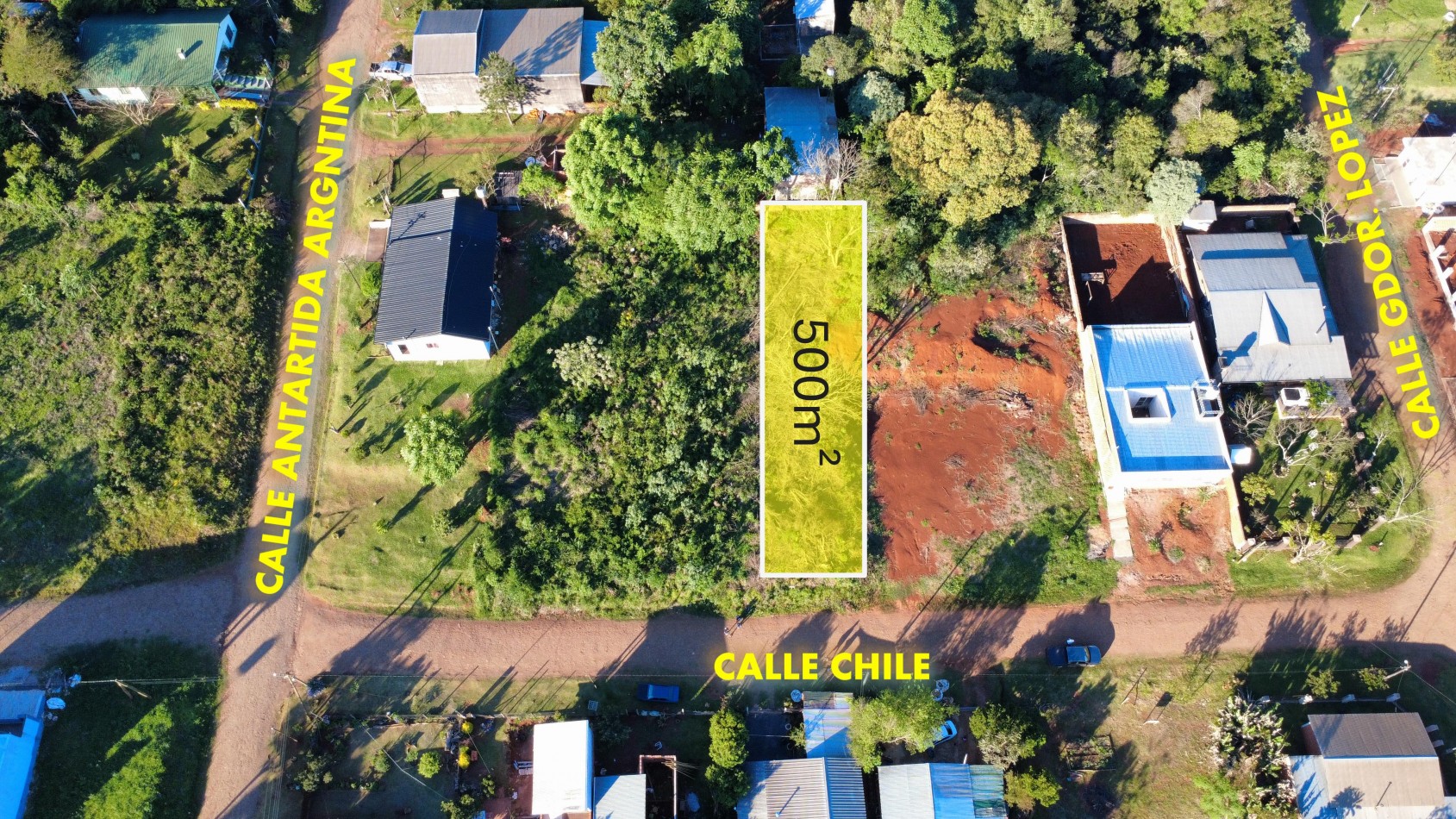 Terreno en venta en el centro de Aristobulo del Valle