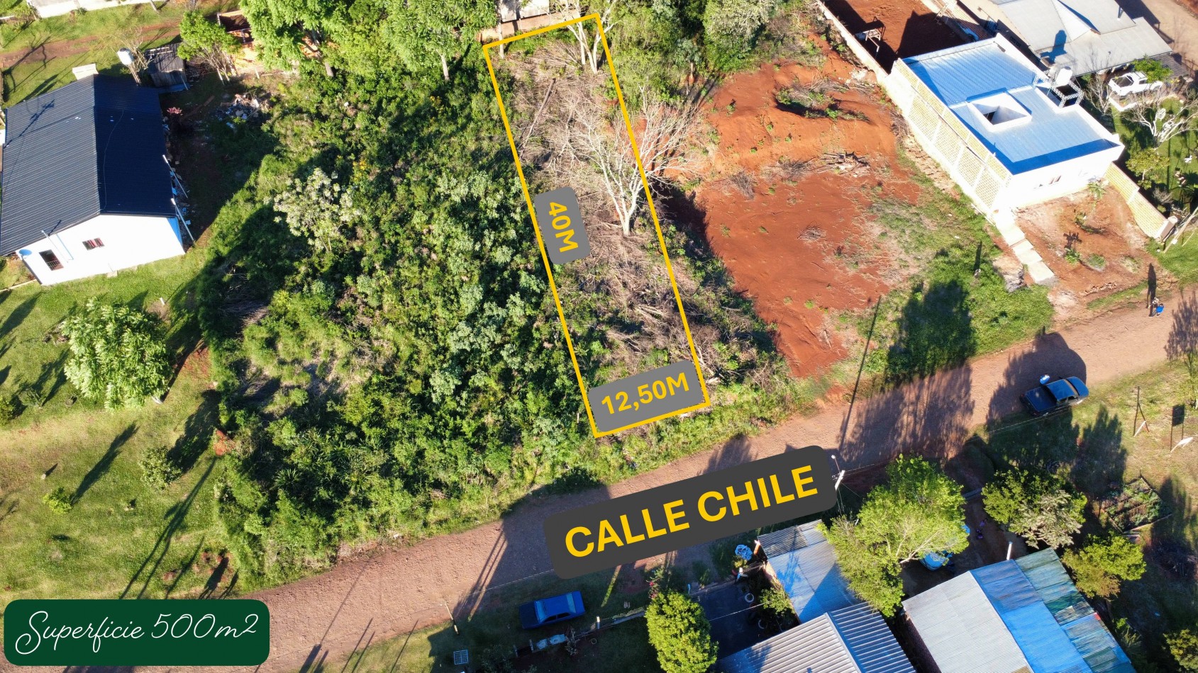 Terreno en venta en el centro de Aristobulo del Valle