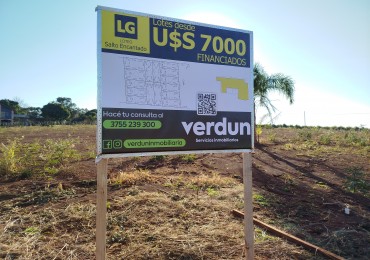 Loteo LG - Terrenos financiados sobre Ruta 220 en Salto Encantado